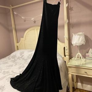 Jessica McClintock strapless mermaid dress size 2